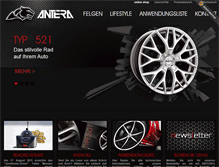 Tablet Screenshot of antera.de